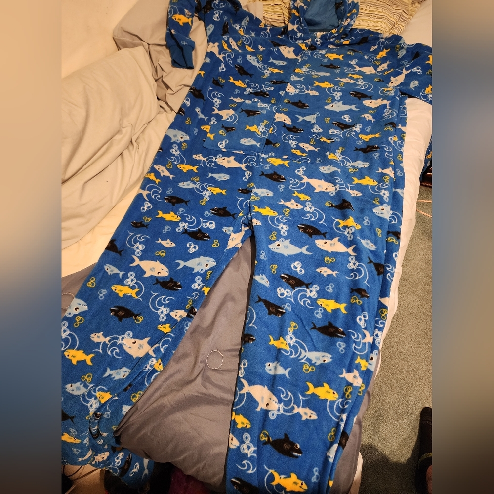 Adult footed pajamas
